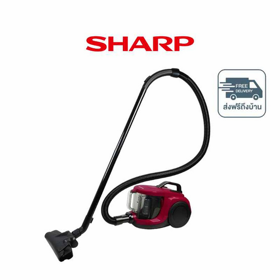 SHARP เครื่องดูดฝุ่นแบบถังเก็บฝุ่น 1.5ลิตร รุ่น EC-CG16B-R