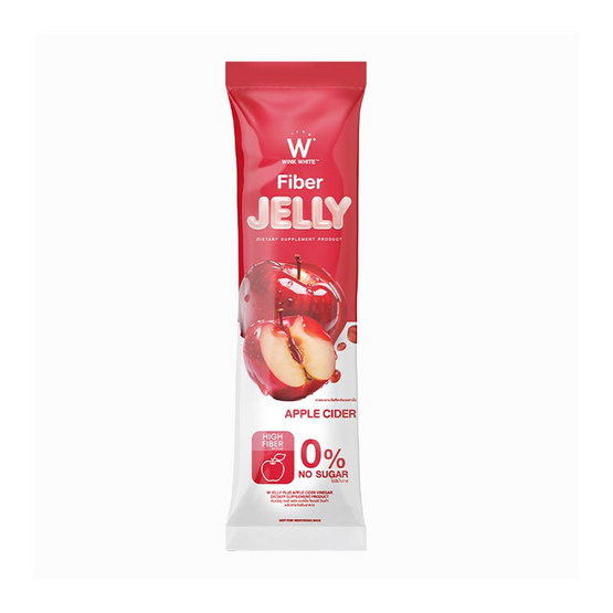 W JELLY PLUS APPLE CIDER VINEGAR DIETARY แอปเปิ้ล ไซเดอร์ วีเนก้า บรรจุ 7 ซอง