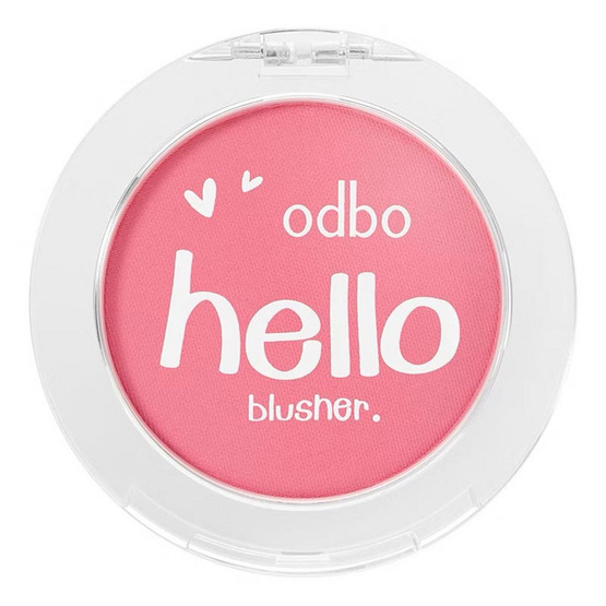 Odbo เซ็ตบลัชออนและพาเลทตา Hello Blusher & Iconic Eyeshadow Palette 7 กรัม