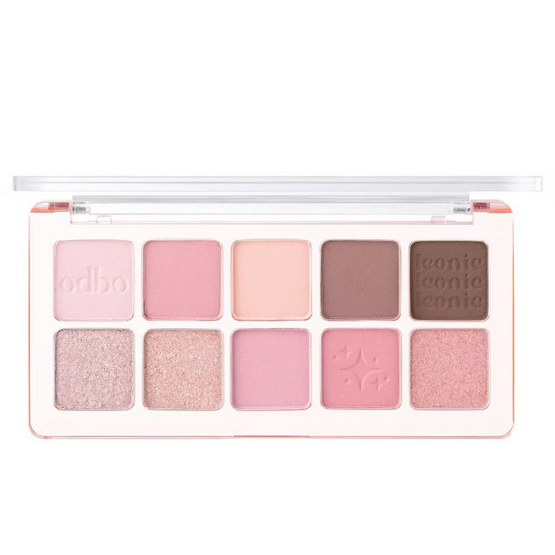 Odbo เซ็ตบลัชออนและพาเลทตา Hello Blusher & Iconic Eyeshadow Palette 7 กรัม
