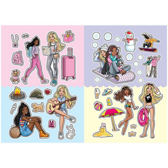 B-KIDS Barbie - Fun Sticker (แพ็ก 2 เล่ม)
