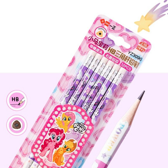 iiGEN ดินสอไม้ HB My Little Pony (แพ็ก 12 แท่ง) YZ3096