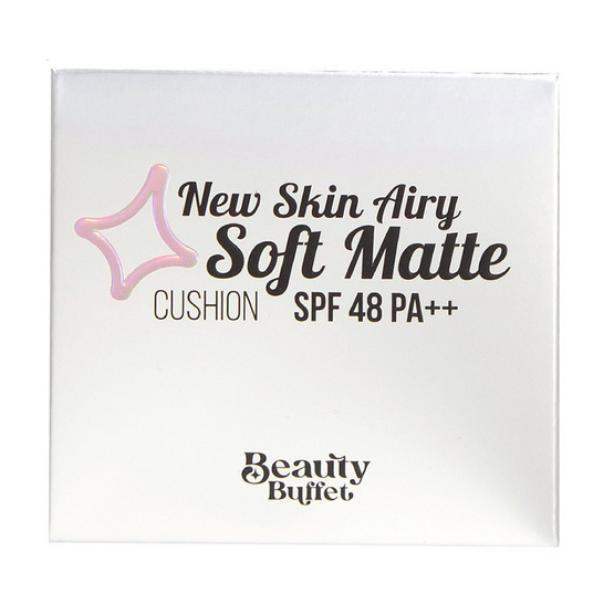 Beauty Buffet คุชชั่น New Skin Airy Soft Matte Cushion SPF 48 PA++ 14 กรัม