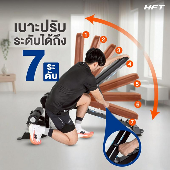 Homefittools ม้านั่งออกกำลังกาย HFT รุ่น P4