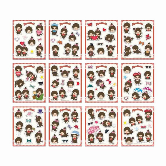 บิ๊กก้าข้าวโพดช็อกฯมอนชิชิพัฟฟี่สติ๊กเกอร์ 6 กรัม (แพ็ก 12 ชิ้น)
