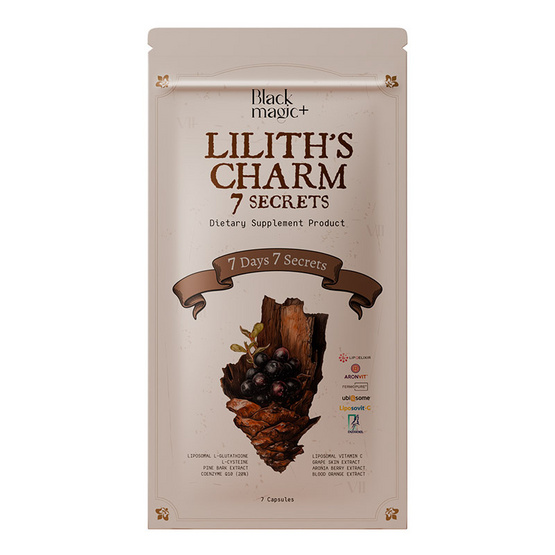 (Black Magic) Lilith's Charm ผลิตภัณฑ์เสริมอาหาร บรรจุ 7 แคปซูล 3 ซอง