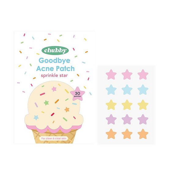 Chubby Goodbye Acne Patch 30 ดวง