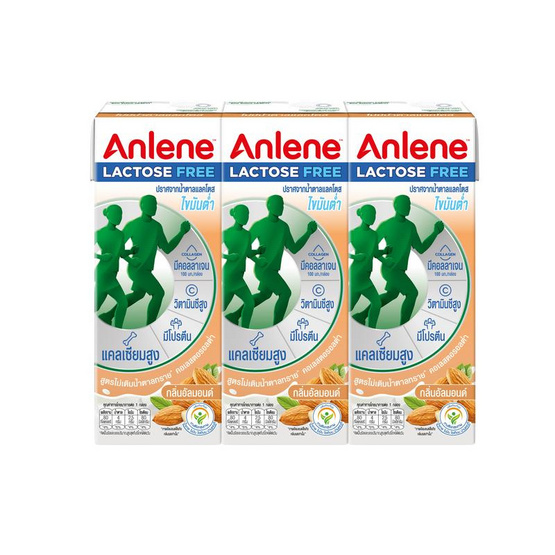 แอนลีน นมยูเอชที ไขมันต่ำ แลคโตสฟรี กลิ่นอัลมอนด์ 180 มล. (ยกลัง 36 กล่อง)