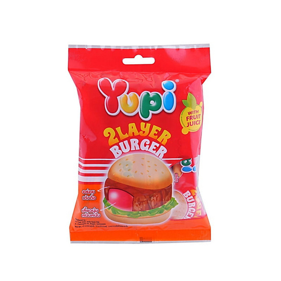 ยูปี้ กัมมี่ทูเลเยอร์เบอร์เกอร์ 72 กรัม (แพ็ก 12 ชิ้น)