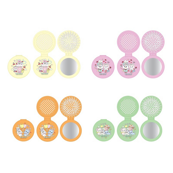 ไอโอร่า Momoreiบิสกิตรสนมกระจกพร้อมหวี 16 กรัม (แพ็ก 8 ชิ้น)