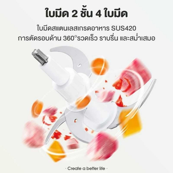 SAMONO เครื่องบดสับ 2.2 ลิตร รุ่น SW-069