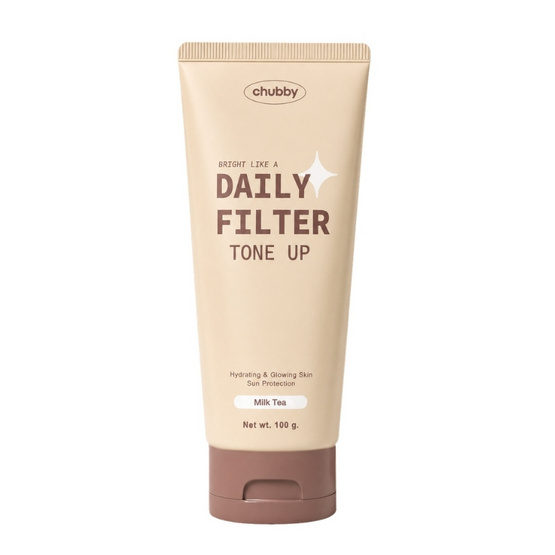 Chubby โทนอัพ Daily Filter Tone Up (Milk Tea) 100 กรัม