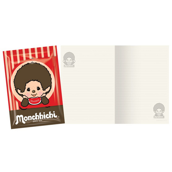 CODE:D สมุดปกปีก A5 Monchhichi คละลาย (แพ็ก 4 เล่ม)