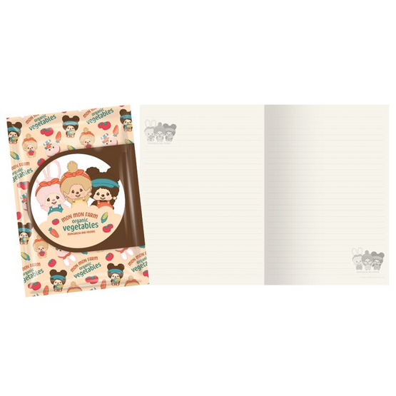 CODE:D สมุดปกปีก A5 Monchhichi คละลาย (แพ็ก 4 เล่ม)