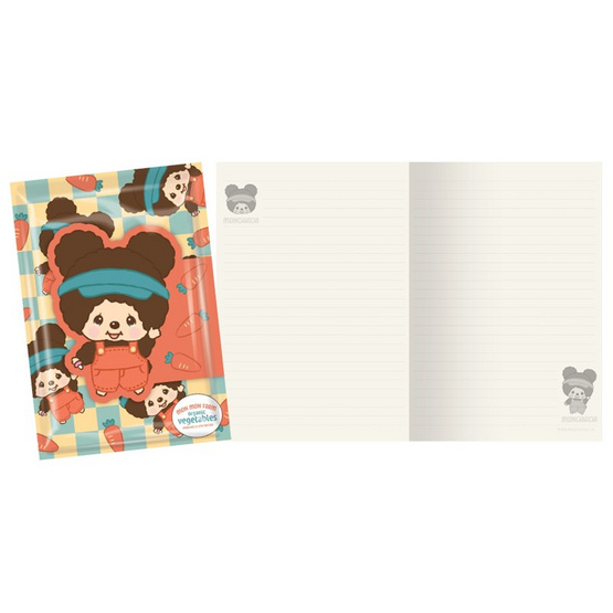 CODE:D สมุดปกปีก A5 Monchhichi คละลาย (แพ็ก 4 เล่ม)