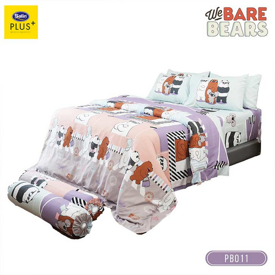 Satin Plus ผ้าปูที่นอนลายการ์ตูนลิขสิทธิ์ PB011 (ไม่รวมนวม)