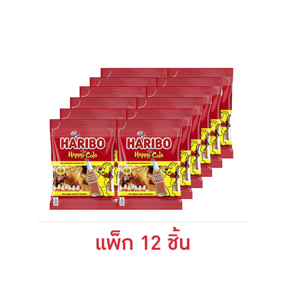 ฮาริโบ้ เยลลี่แฮปปี้โคล่า 40 กรัม (แพ็ก 12 ชิ้น)
