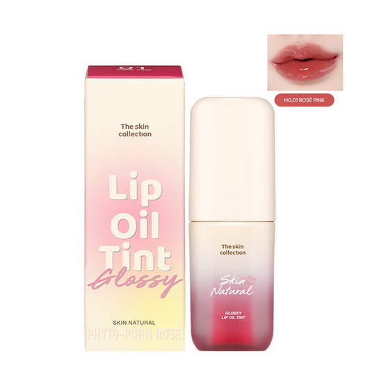 The skin Collection ลิปทินท์ Skin Natural Glossy Lip Oil Tint 3 กรัม