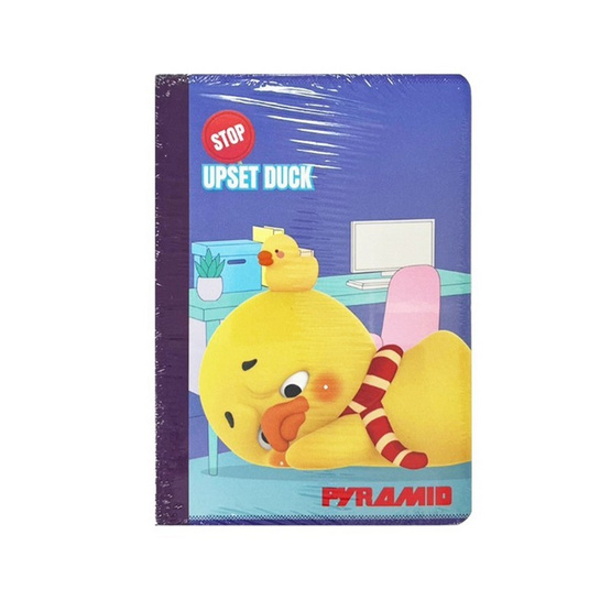 PYRAMID สมุดโน้ต A5 คละลาย UpsetDuck X Pyramid คละลาย (แพ็ก 4 ชิ้น)