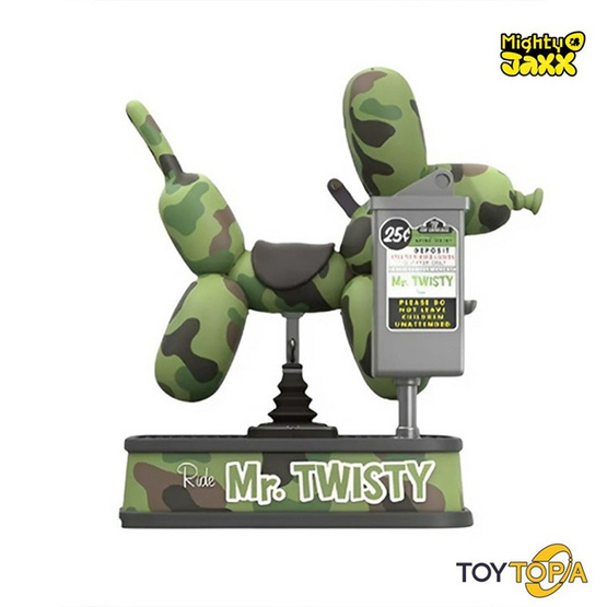 Toytopia Mr.Twisty(Jungle Ed)ft.Jason Freeny by Mighty Jaxx