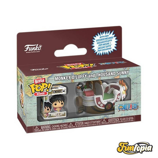 Toytopia Monkey D. Luffy and Thousand Sunny Bitty POP! Ride: One Piece by Funko