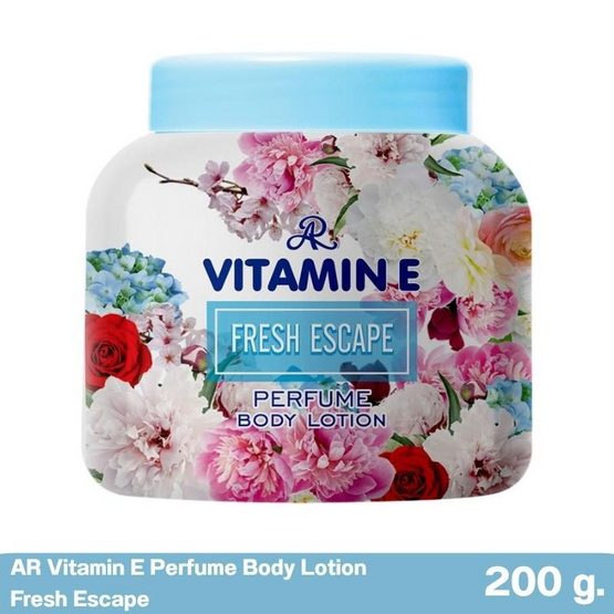 AR โลชั่นน้ำหอม Vitamin E Perfume Body Lotion Fresh Escape 200 กรัม (แพ็ก 2 ชิ้น)