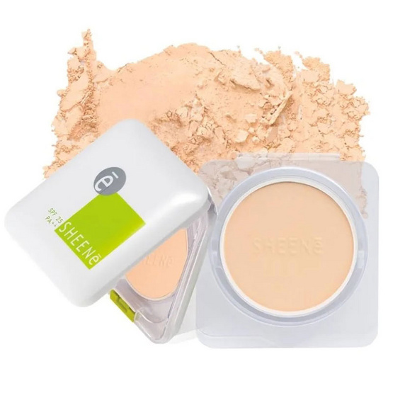 Sheene แป้งพัพ Oil Free Cake Powder SPF 25 PA++ แถมรีฟิล 8 กรัม