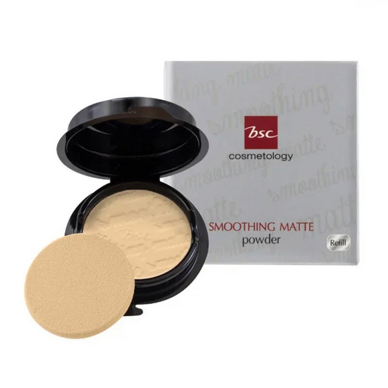 Bsc แป้งพัพ Smoothing Matte Powder (รีฟีล) 10.5 กรัม
