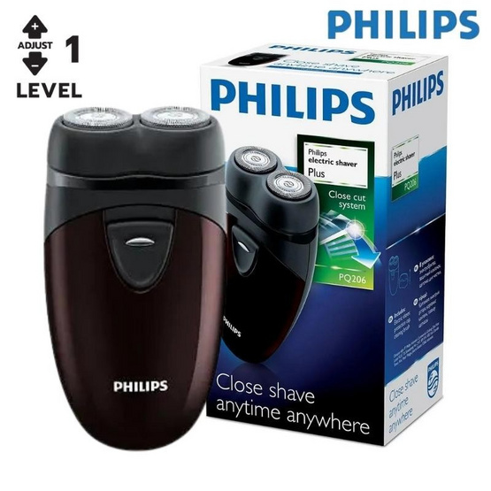 Philips เครื่องโกนหนวดไฟฟ้า รุ่น PQ206/18 Black