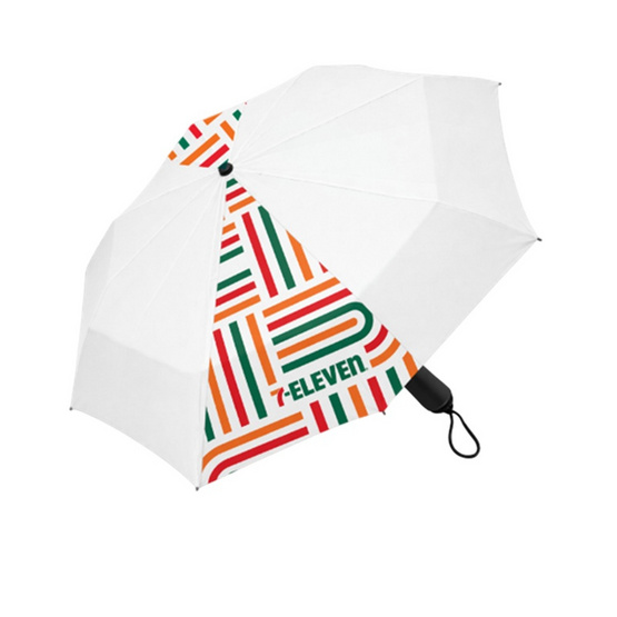 ร่มพับ 3 ตอน Collection 7-Eleven สีขาว