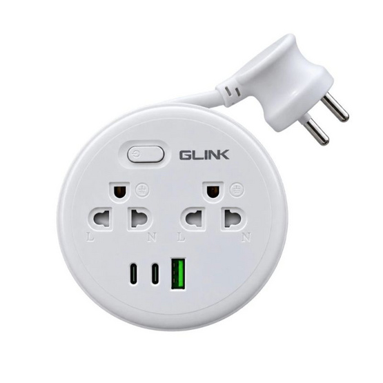 GLINK ปลั๊กไฟพกพา รุ่น GLS-04