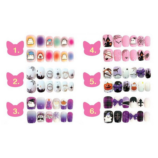 โอเค แครกเกอร์รสนม  พร้อมเล็บปลอม DreamNail Halloween คละลาย 20 กรัม (แพ็ก 6 ชิ้น)