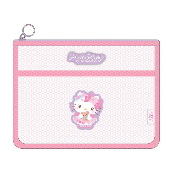 CODE:D กระเป๋าดินสอตาข่าย Hello Kitty Sanrio