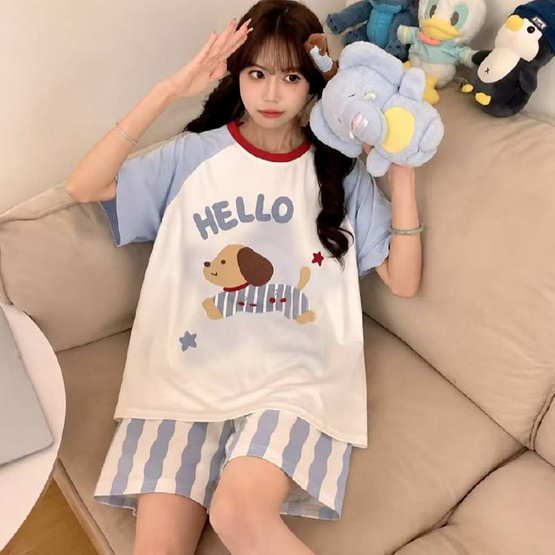 Bra Studio ชุดนอนลายน้องหมา Hello