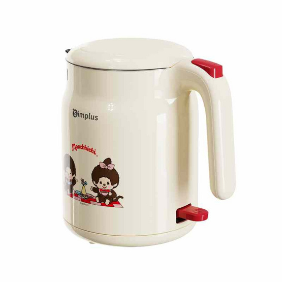 SimplusXMonchhichi กาต้มน้ำไฟฟ้า ความจุ 1 ลิตร รุ่น DRSH010CRLT-MC