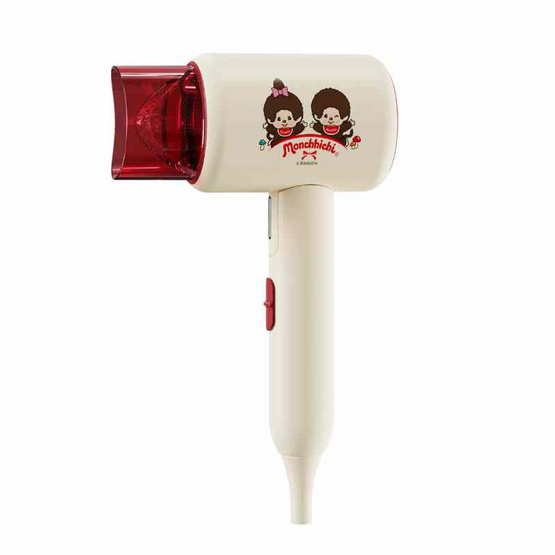 Simplus X Monchhichi ไดร์เป่าผม 1250 วัตต์ รุ่น CFJH008CRLT-MC ครีม-แดง