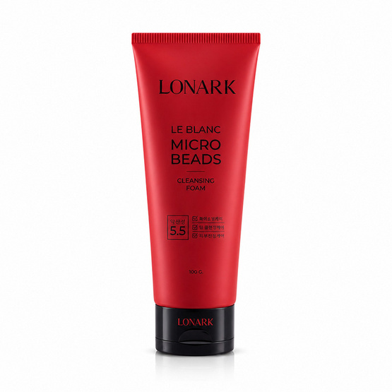 Lonark Le Blanc Micro Beads Cleansing Foam 100 มล.