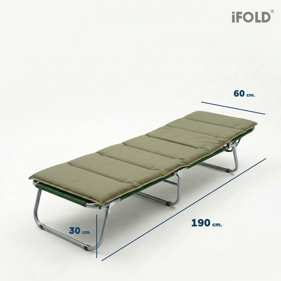 iFOLD เตียงนอนพับได้ 3 ขา พร้อมเบาะรองนอน รุ่น Novaris