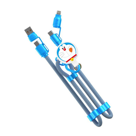 Asaki สายชาร์จ 4 in 1 Doraemon   รุ่น A-DMC8500