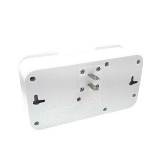 NANO ปลั๊กไฟอะแดปเตอร์ รุ่น  PORT3S-10A-ADP-W