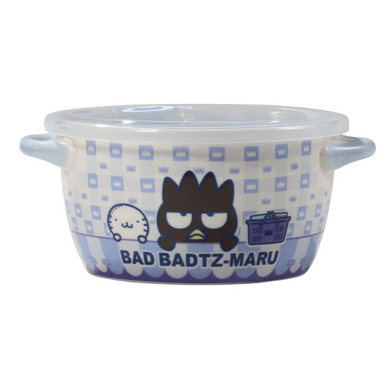 FOFO ชาม 2 หู พร้อมฝาปิด Bad Badtz Maru ขนาด 6 นิ้ว