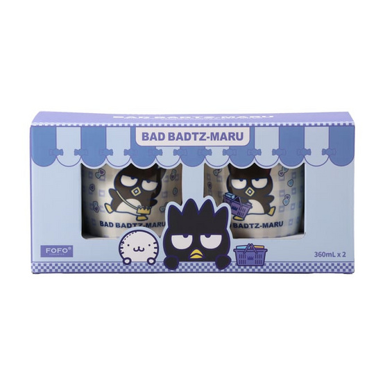 FOFO ชุดแก้วมัค Bad Badtz Maru 360 มล. (Set 2 ใบ)