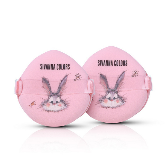 Sivanna Colors พัพแต่งหน้า Bunny Bouncy Soft Puff HF36 14 กรัม แพ็ก 2 ชิ้น