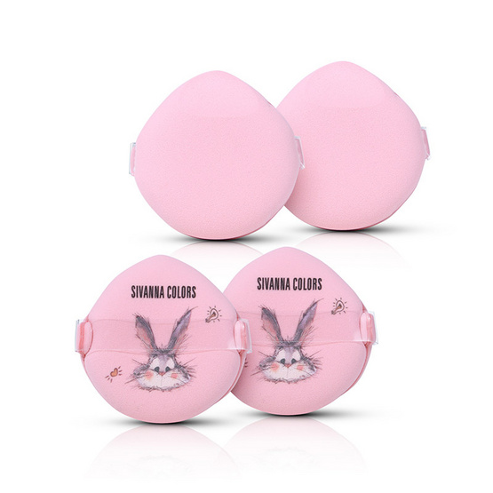 Sivanna Colors พัพแต่งหน้า Bunny Bouncy Soft Puff HF36 14 กรัม แพ็ก 2 ชิ้น