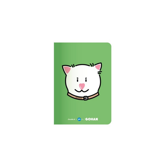 Double A สมุดมุงหลังคา A6 (80 แกรม 40 แผ่น) ปกคละลาย (แพ็ก 4 เล่ม)