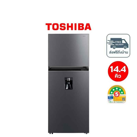 TOSHIBA ตู้เย็น 2 ประตู ความจุ 14.4 คิว รุ่น GR-RT535WEA-PMTH(06)