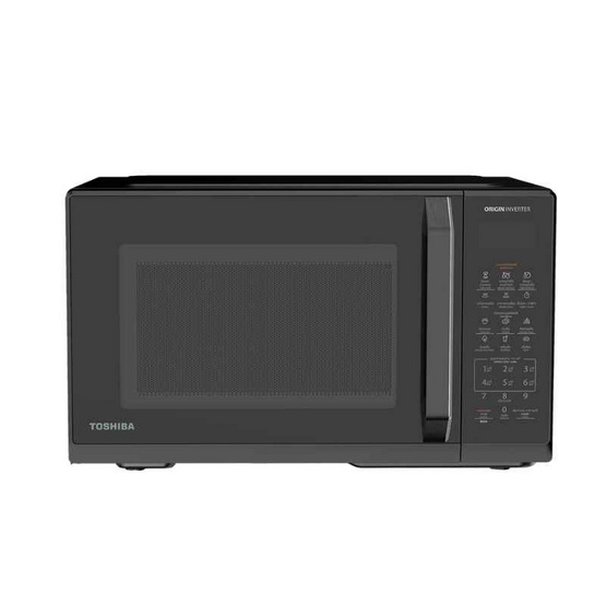TOSHIBA ไมโครเวฟระบบดิจิตอล ความจุ 25 ลิตร รุ่น MW3-EM25PEI(BK)