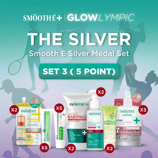 Smooth-E Ling-Orm Glowlympic The Silver (Set 3)
