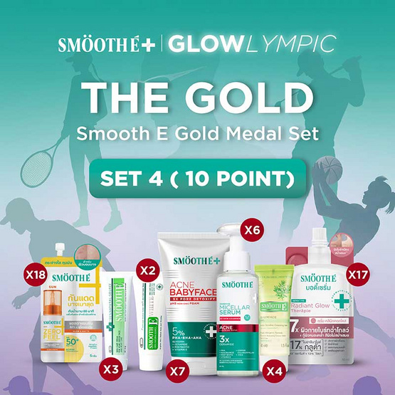 Smooth-E Ling-Orm Glowlympic The Gold (Set 4)