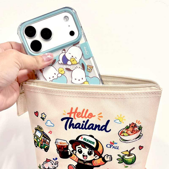 CP ALL กระเป๋าอเนกประสงค์ ลาย Hello Thailand แพ็ก 2 ชิ้น